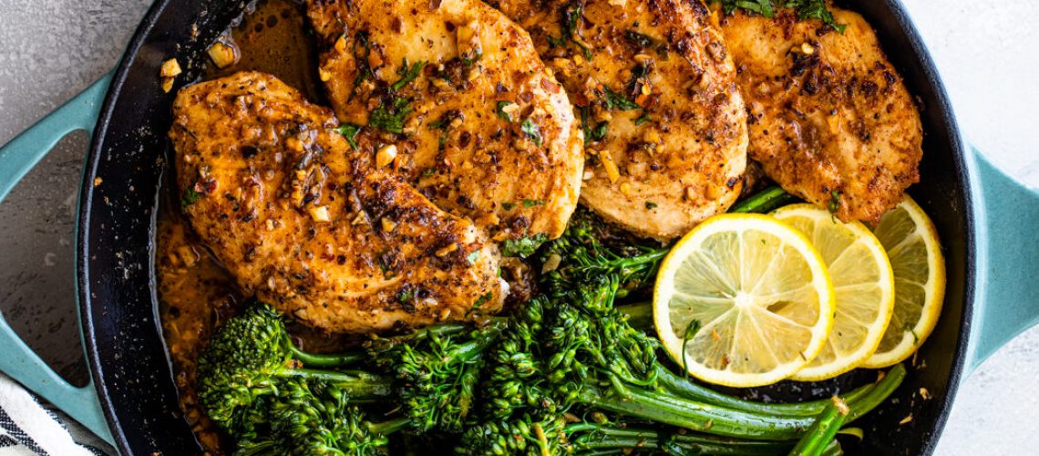 Skillet-Garlic-Butter-Chicken-Broccoli-3